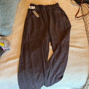 NWT Aritzia Group Babaton Calipso pants, microsuede